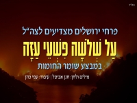 פרחי ירושלים מצדיעים לצה"ל - "על שלושה פשעי עזה"